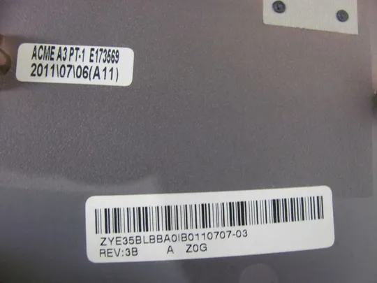 485-9 Кришка дно піддон корпуса ZYE35BLBBA0I для Toshiba Satellite L755 L755D L750 L750D оригінал З аукціону