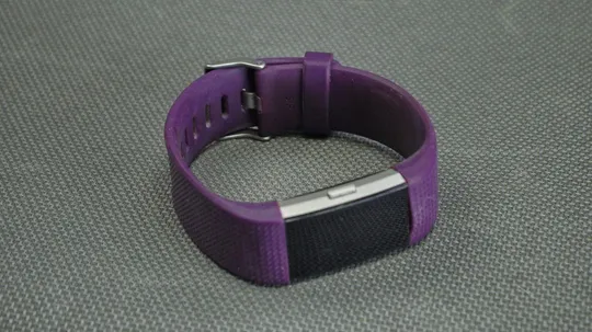 Фитнес-браслет Fitbit Charge 2 Fitness Activity Tracker Large (сменный ремешок фиолетовый) Ціна
