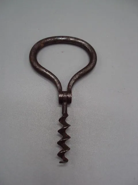 Штопор пробочник складной клеймо K &amp; M металл винтаж 6 х 5,7 см №13549 Інтернет-аукціон