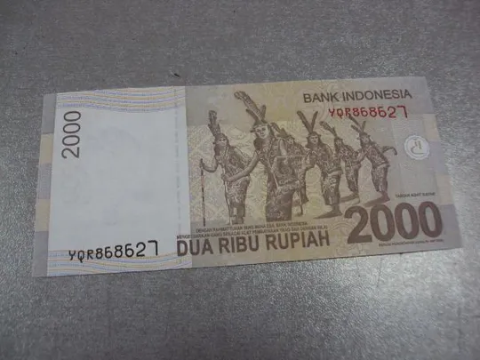 банкнота индонезия 2000 рупий 2015 №617 Інтернет-аукціон