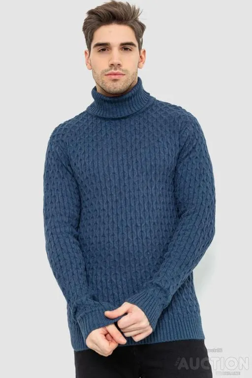 Гольф мужской, цвет джинс, 161R133 Ціна