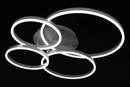 Купити Люстра светодиодная потолочная LED светильник для квартиры на потолок лэд с пультом 27779 Белый 13х