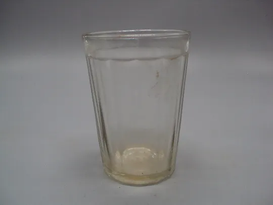 Стакан граненый маленковский с круглым ободком стекло ссср АА высота 10,3 см, диам. 7,4 см №15707 Ціна