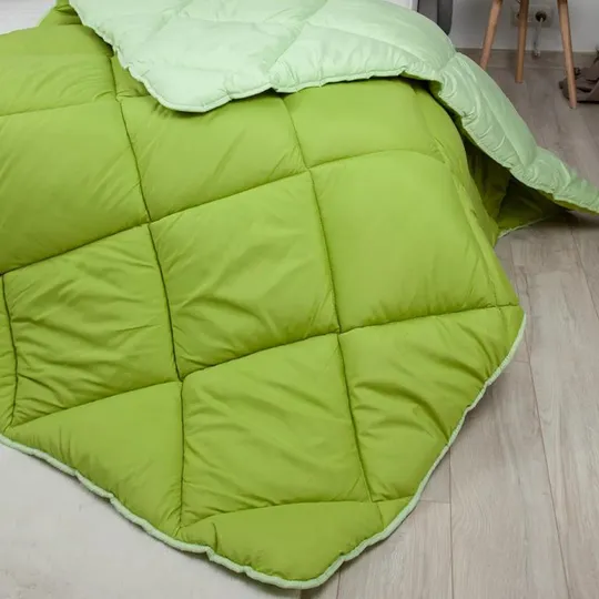 Одеяло полуторное ТЕП Alaska 1-00150-28628 150х205 см оливковое с салатовым З аукціону