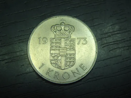 1 крона 1973 Данія Ціна
