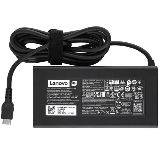 Оригінальний Блок живлення для ноутбука LENOVO TYPE-C 140W, Black, RECTANGULAR Ціна