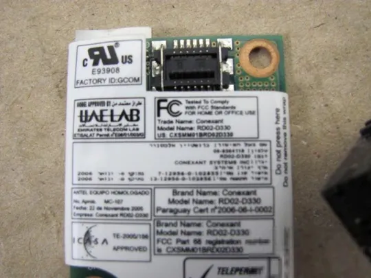 №369-14 Модем RD02-D330 з роз&#039;ємом LAN для ACER TRAVELMATE 6594 6594G оригінал Продаж