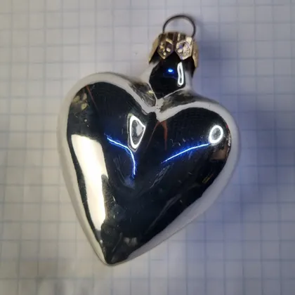 фото, Елочная игрушка «сердце» (ссср)