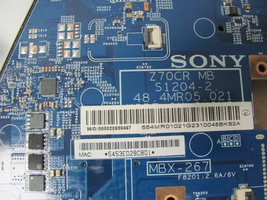 77-8 материнська плата 48.4MR05.021 для Sony Vaio SVE171 SVE171A11M оригінал З аукціону