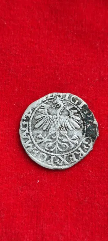 Купити 1560г монета  полугрош серебро,Литва, интересная kr136