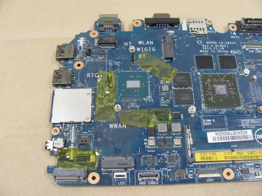 645-13 материнська плата  ADP80 LA-C841P 0N98Y6 SR2FU  I7-6820HQ для DELL  LATITUDE E5570  оригінал Продаж