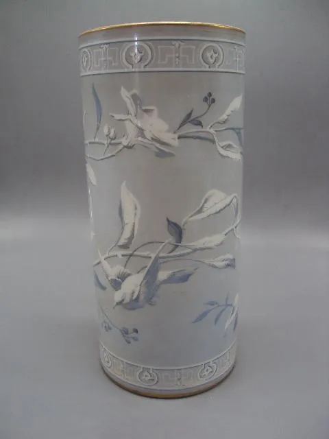 Ваза императорский фарфор узор птички и цветы высота 30 см, диаметр 13,6 см №13702 Продаж