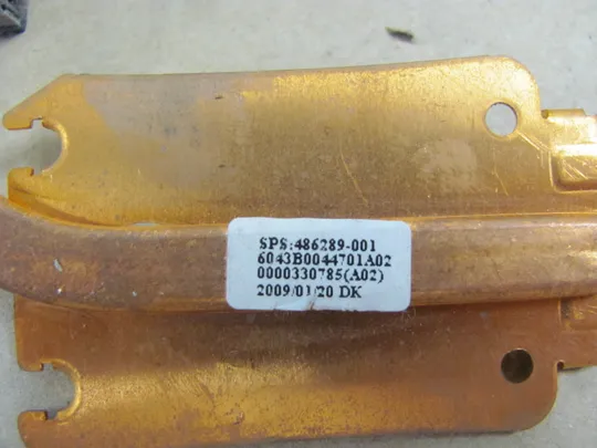 номер0320-16 термотрубка охолодження 6043B0044701  для HP Compaq 6730B 6735b 6530B 6535B 6730B 6735B оригінал З аукціону