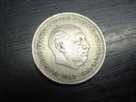 Купити 25 песет Іспанія 1957 (1968)
