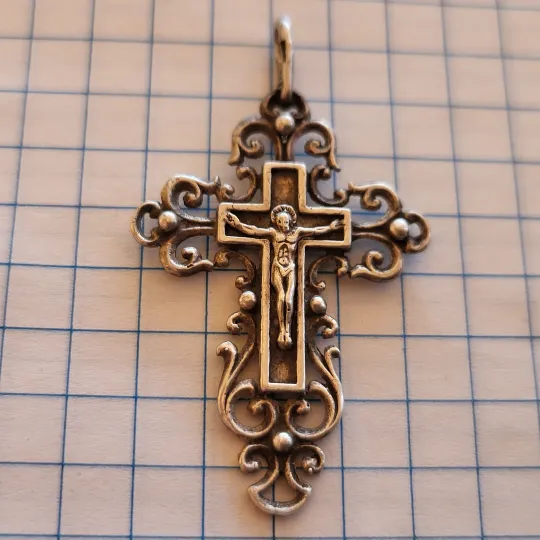 Крестик кулон серебро 925 Ціна