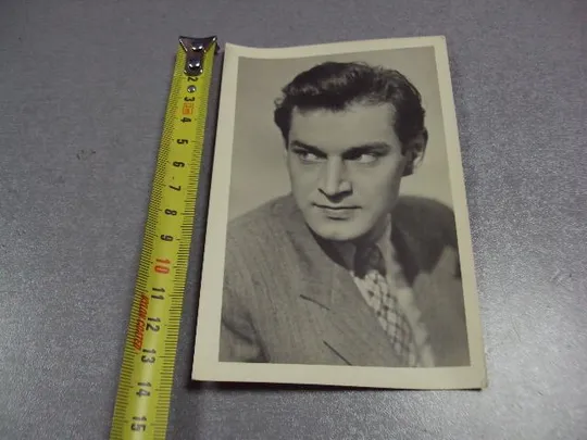 открытка киноактер лауреат сталинской премии давыдов 1955 фото бакмана №2413 Ціна