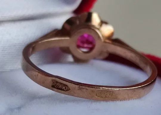 Чудесное серебряное кольцо с камнем 925 пробы, редкой красоты, 18,5 размер nk848 Де купити