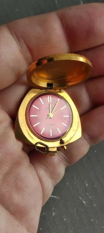 Купити Часы кулон Заря СССР на отличном ходу экспортный вариант,позолота bf965