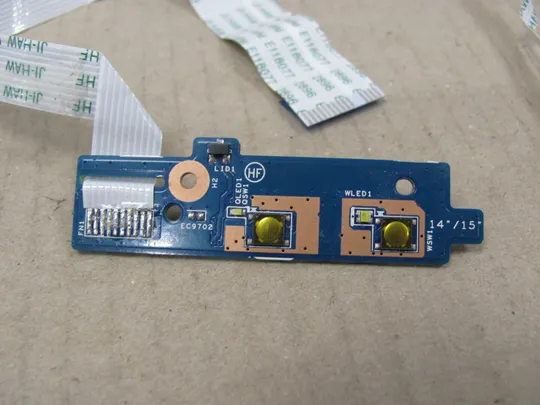 номер0119-6 плата кнопки, Плата клавіші,Кнопкова плата,Кнопковий модуль,Плата управління кнопками вкл і WI-FI  50.4SJ01.001 48.4SI03.011 для  HP ProBook 4540s, 4545s оригінал З аукціону