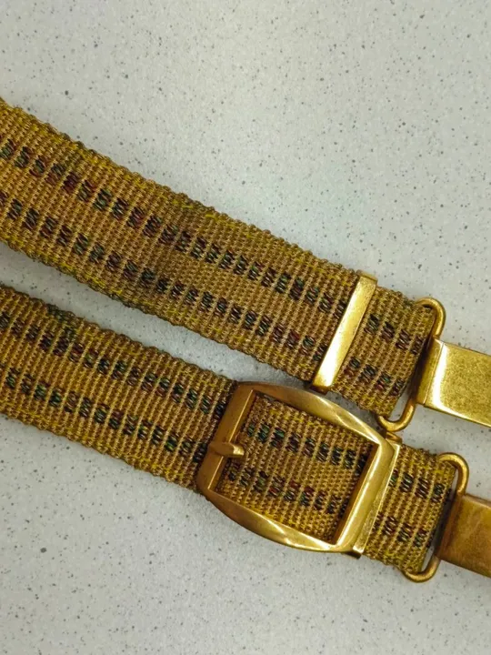 Ремень парадный, генеральский, с подвесами для сабли, кортика , металлизированный , прошит золотой ниткой Де купити