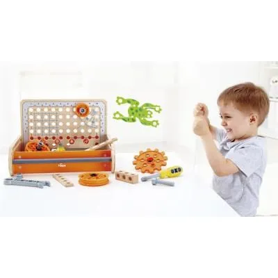 Конструктор Hape Junior Inventor Инструменты для экспериментов 32 элемента (E3029) Характеристики