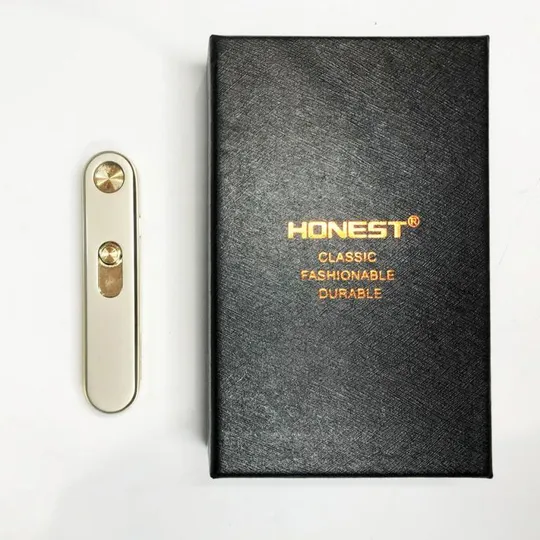 USB зажигалка в подарочной упаковке &quot;Honest&quot; 77127. Цвет: серый Продаж