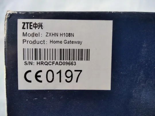 Модем, H108N. Модель ZXHN H108N Недорого