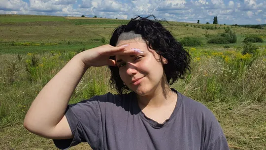 Штучна чорна перука з сіткою Р-22 З аукціону