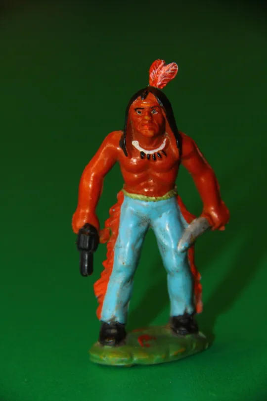 індіанець ГДР № 044 ВБИВЦЯ ПАУНІ Георг Блехтшмідт КОНВЕРСІЯ рання фігурка Ціна