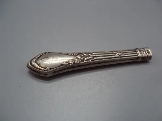 Купити Ручка от ножа серебро Польша 3 проба клеймо HМ длина 10 см вес 37,11 г №18129