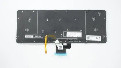 фото, Клавіатура для ноутбука DELL (XPS: 15 9530, Precision: M3800) rus, black, без фрейма, підсвічування клавіш