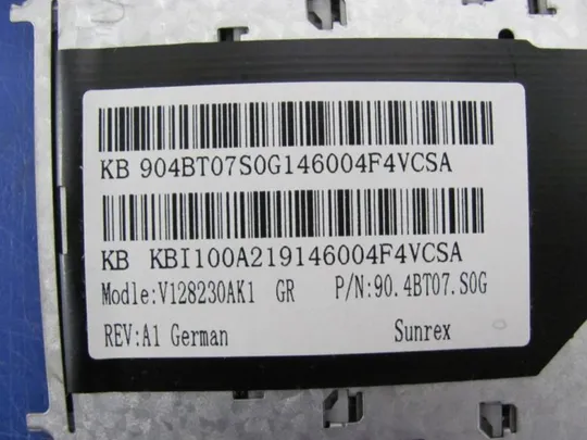 №202-12 клавіатура робоча V128230AK1 90.4BT07.S0G для Acer Aspire S3 S3-951 MS2346 оригінал З аукціону