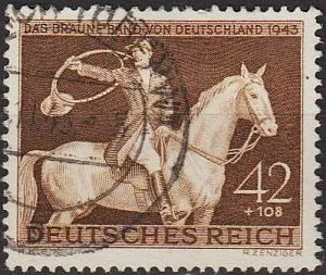 фото, 1943 - Рейх - Турнір в Мюнхені Mi.854 _гаш