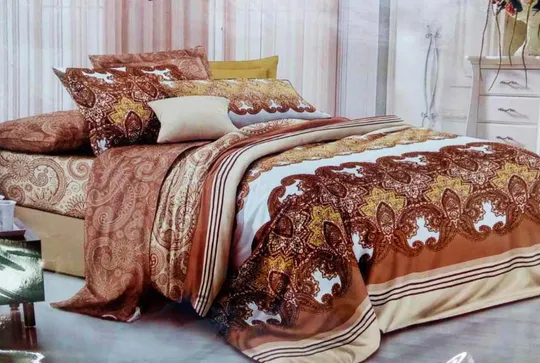 Купити Комплект постельного белья от украинского производителя Polycotton Полуторный 90960