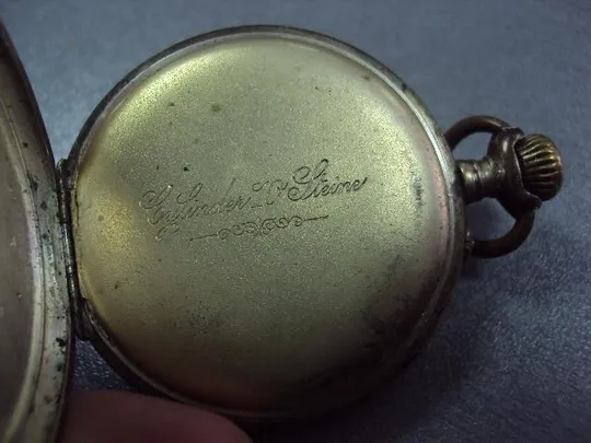 часы карманные langendorf cylinder 10 steine серебро №34 (№12) Де купити