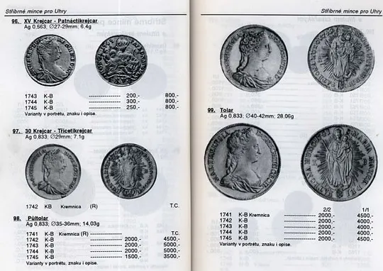 Монеты Австрии Марии Терезии 1740-1780 / Мinсе Маriе Теrеziе - *.pdf Де купити