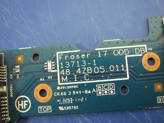 №206-28 Плата перехідник до CD DVD 48.4ZB05.011 для HP 470 G0 G1 оригінал З аукціону