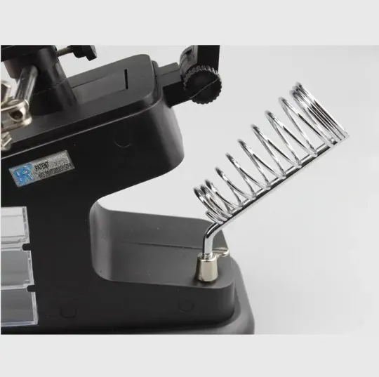 Купити Третя рука для паяння (тримач плат із підставкою для паяльника), LED-підсвітка (TH-7026)