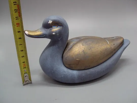 Купити Шкатулка керамика утка уточка высота 10,5 см, длина 19 см №13133