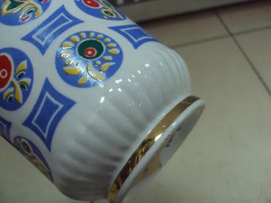 Ваза вазочка фарфор с картинками образец Тернополь с картинками 15 см ссср (№3365) №10526 Де купити