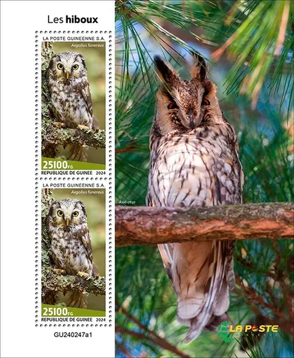 фото, Гвинея -Сова -2024. Чистый полный красивый комплект. MNH.