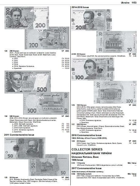 2019 - Krause - Банкноты мира с 1961- 25 ред. - *.pdf Продаж