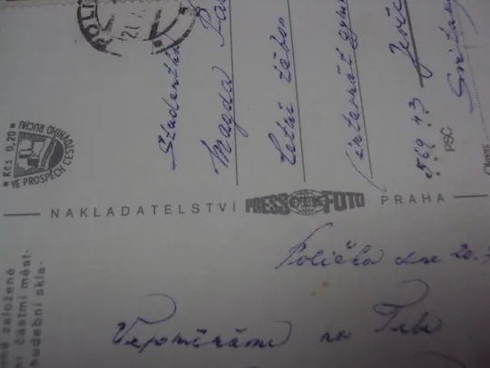 открытка поличка Polička чехия №903 Де купити