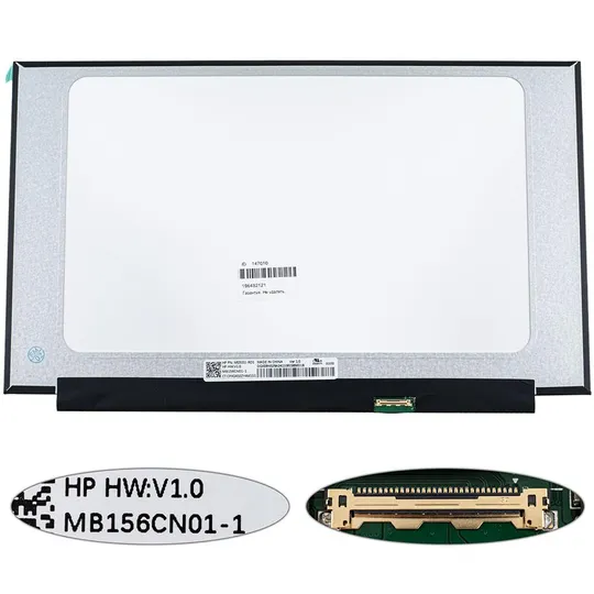 Матриця 15.6" MB156CN01-1 (1920*1080, 30pin(eDP, IPS), LED, SLIM(без планок та вушок), матова, роз'єм праворуч внизу) для ноутбука Ціна