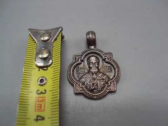 Купити Подвеска ладанка кулон Святой Николай чудотворец серебро 925 проба Украина 9КХР вес 8,76 г №15102
