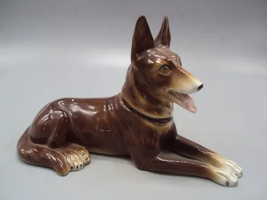 Фигура фарфор статуэтка Германия GH &amp; co Grafenthal собака овчарка собачка овчарка 13,5х21 см №14217 Ціна