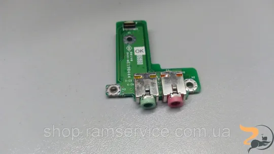 Додаткова плата, Аудіо роз&#039;єм, для ноутбука Samsung X20, NP-X20 I, BA59-01415A, б/в Ціна
