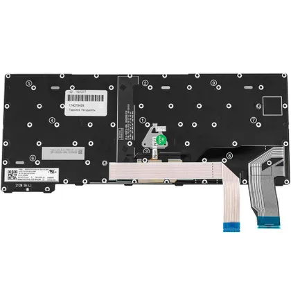 фото, Клавіатура для ноутбука Lenovo (ThinkPad: X13 Gen 3) rus, black, підсвічування клавіш