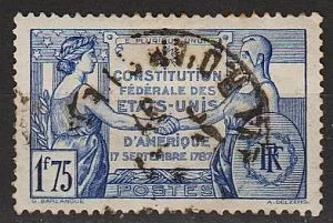 фото, 1937 - Франція - 150 років Конституції США Mi.362 _гаш