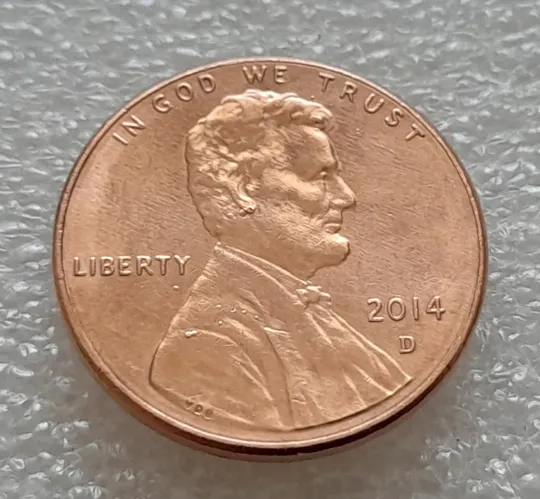 (8125 ря) 1 цент 2014 D США Ціна